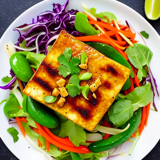 Crispy Tofu Salad