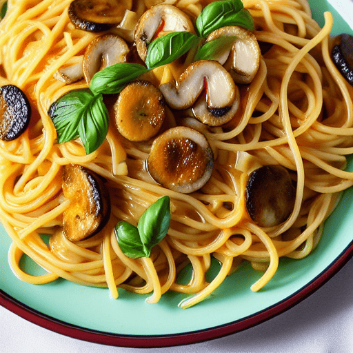 Pasta con Porcini e Aglio