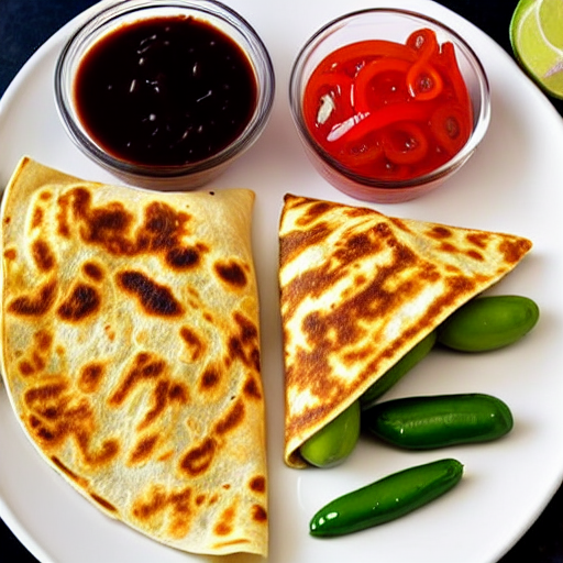 Halal Breakfast Quesadilla