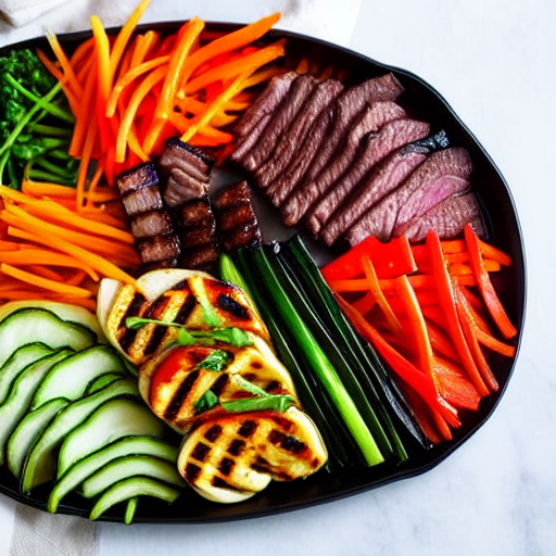 Korean BBQ Veggie Platter