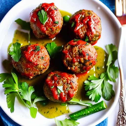 Keto Greek Meatballs