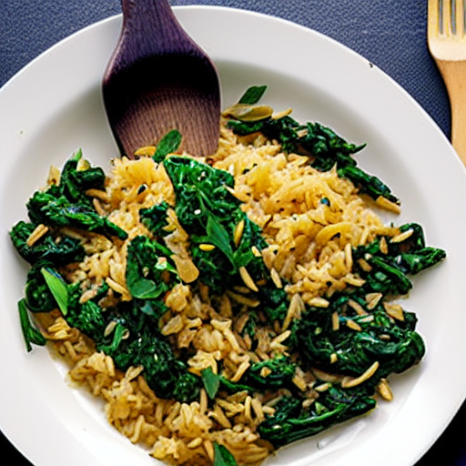 Riz aux Épinards
