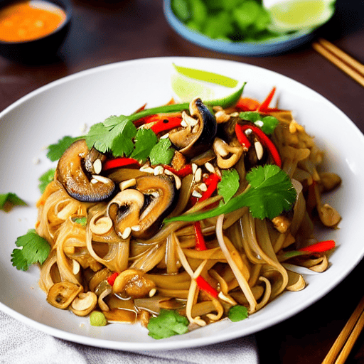 Mushroom Pad Thai