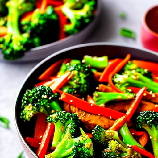 Sichuan Spicy Chicken and Broccoli Stir-Fry