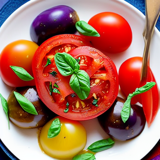 Eggplant and Tomato Salad