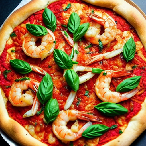 Chaozhou Shrimp Pizza