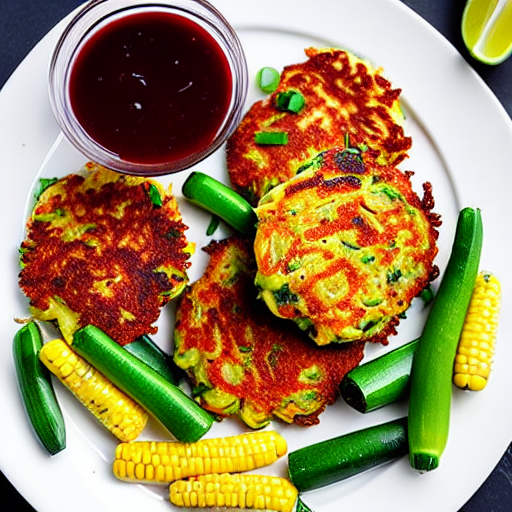 Zucchini and Corn Fritters