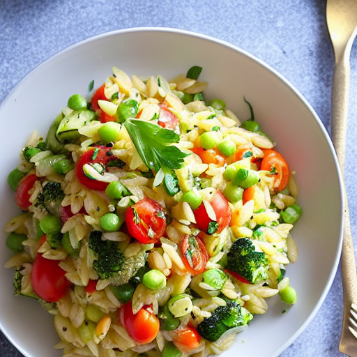 Cauliflower Orzo Salad