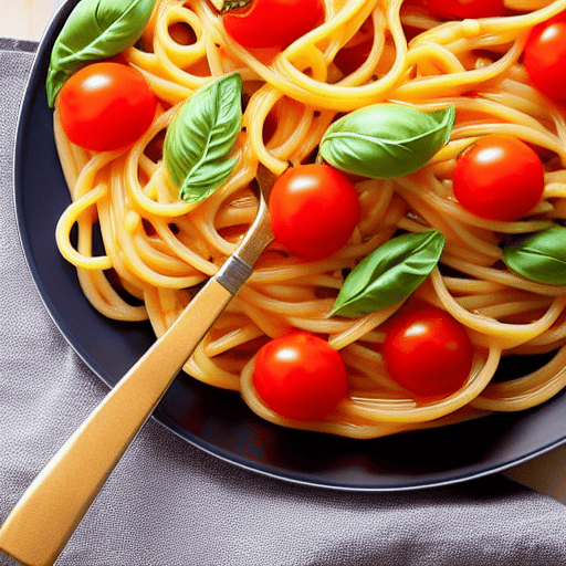 Pasta con i Carciofi e Pomodoro