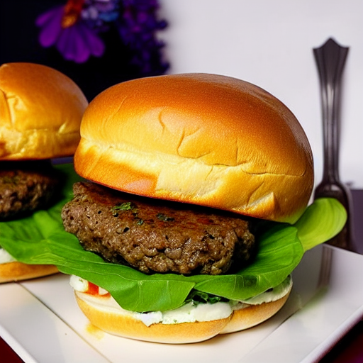 Hamburguesa de Albahaca