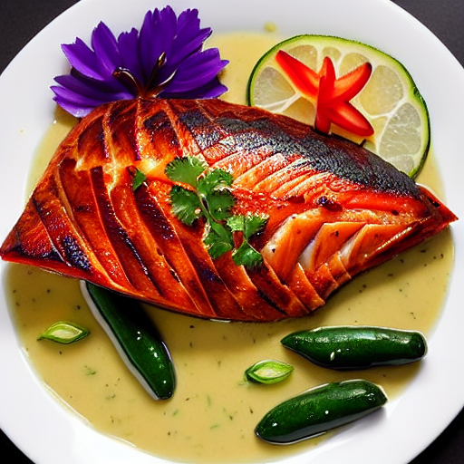 Baked Saba Fish