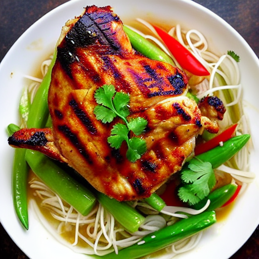 Gà Nướng Tỏi Ớt