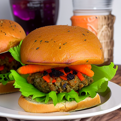 Carrot and Raisin Burger