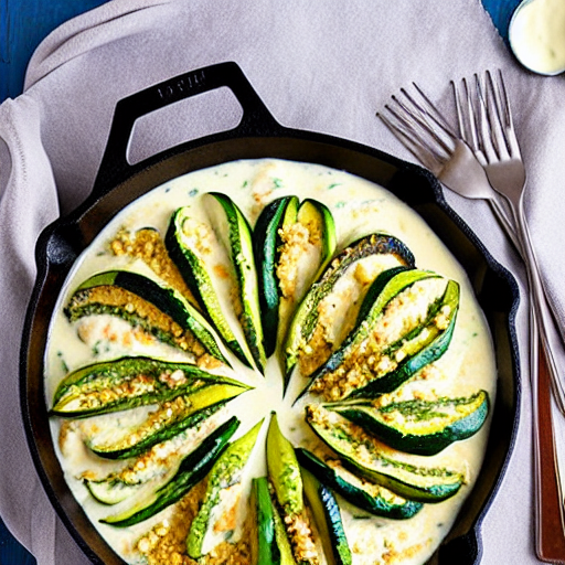 Baked Zucchini with Yogurt