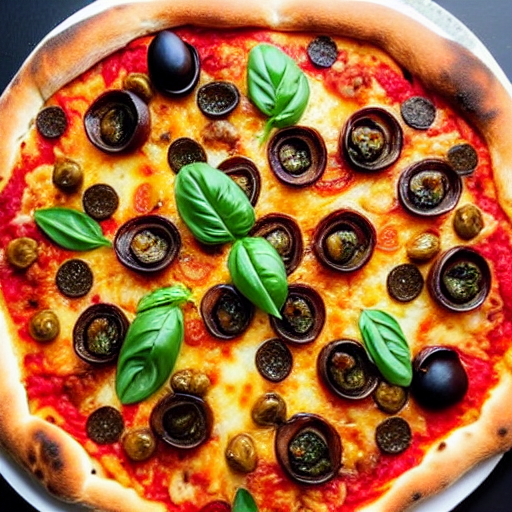 Pizza de Aceitunas y Alcaparras