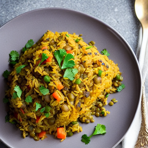 Lentil Rice Pilaf