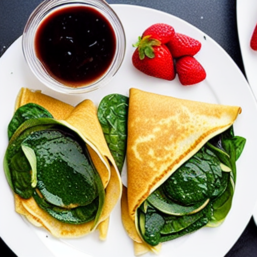 Crêpes aux Épinards