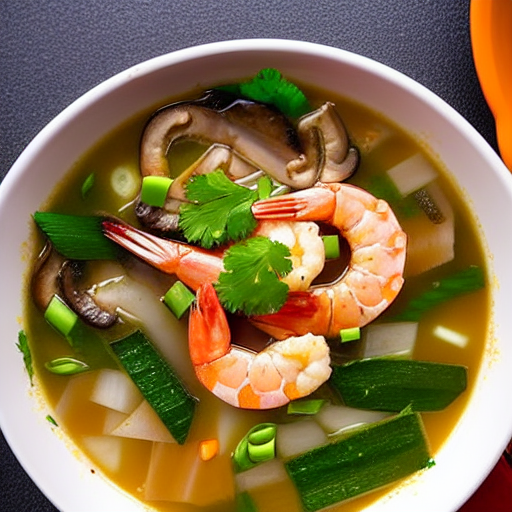 Súp Tôm Nấm