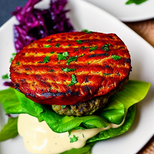Minted Beef Burger