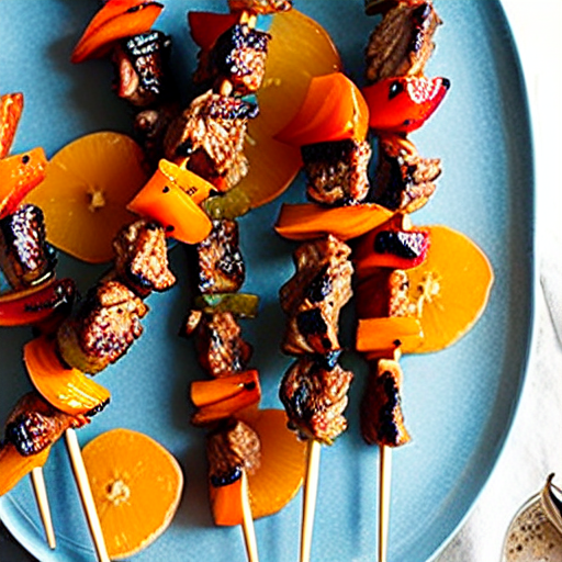 Lamb and Apricot Skewers