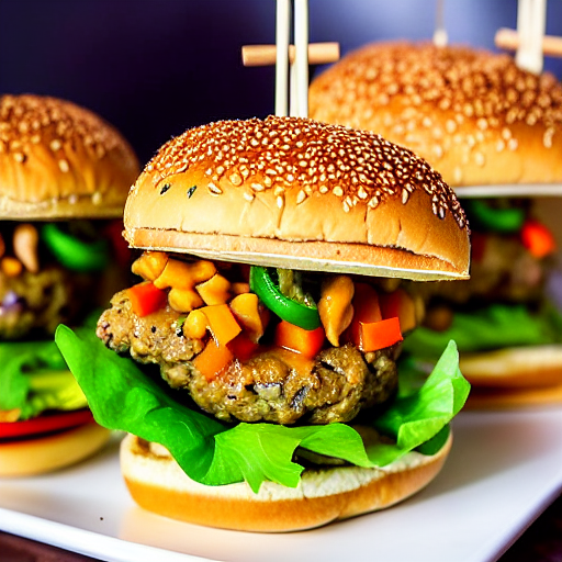 Thai Peanut Burger