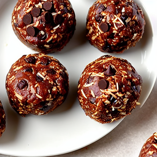 Coconut Chocolate Chip Energy Bites
