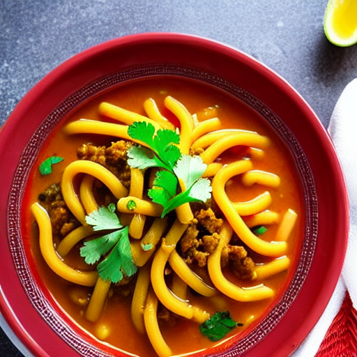 Moroccan Harira Pasta