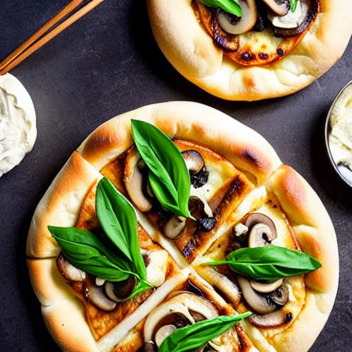 Mushroom Bao Pizza