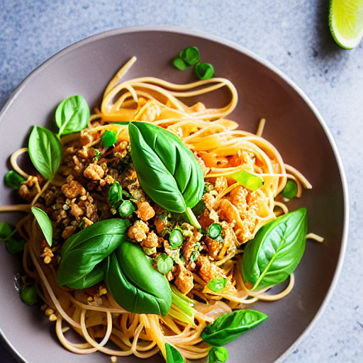 Larb Pasta
