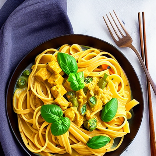 Yellow Curry Pasta