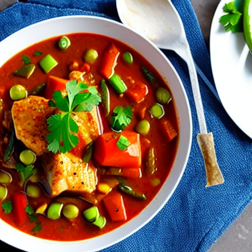 Vegan Spicy Fish Stew