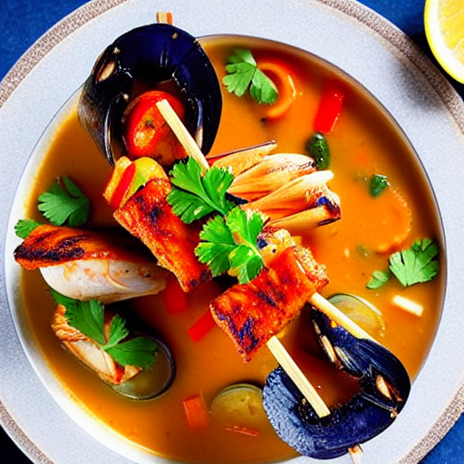 Bouillabaisse Skewers