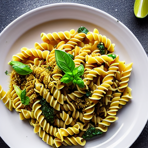 Fusilli ao Molho de Ervas