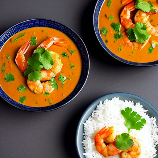 Prawn Coconut Curry Bowl