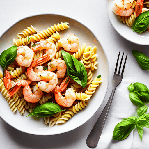 Pasta con Gamberi e Limone