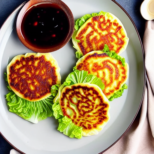 Korean Cabbage Pancakes