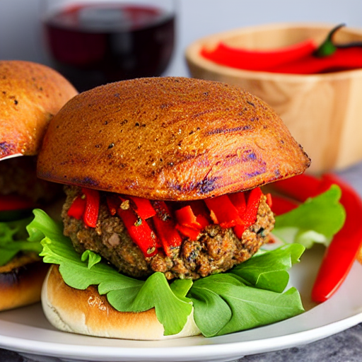 Muhammara Burger