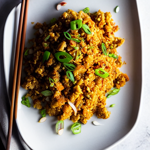 Spicy Pork Cauliflower Rice