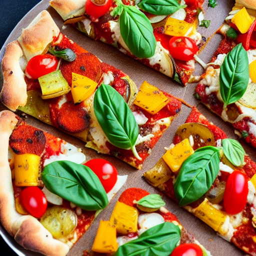 Keto Spiced Vegetable Pizza