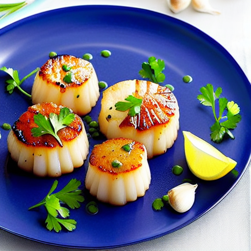 Scallops with Garlic