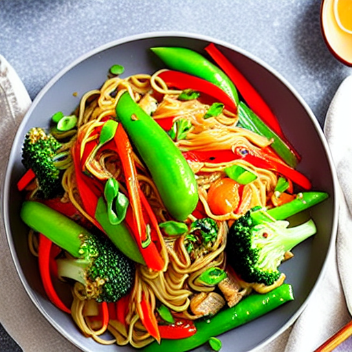 Vegetable Noodle Stir-Fry