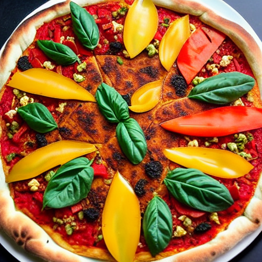 Cumin-Scented Vegetable Pizza