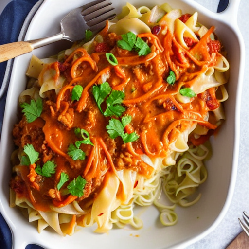 Cabbage Noodle Casserole