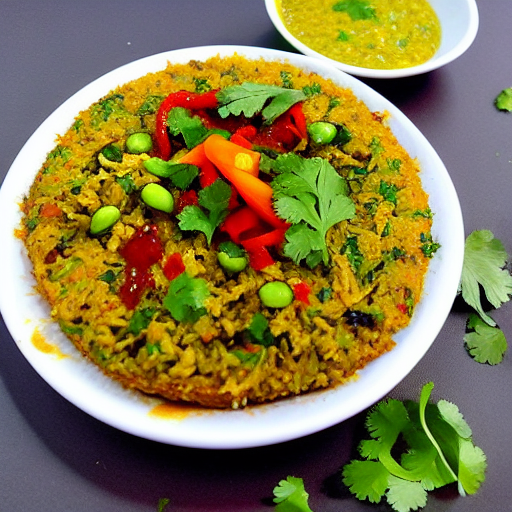 Kothimbir Vadi Chaat