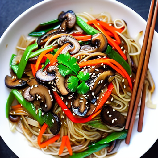 Mushroom Japchae