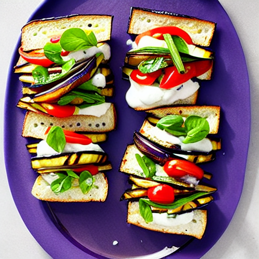 Grilled Eggplant Sandwich