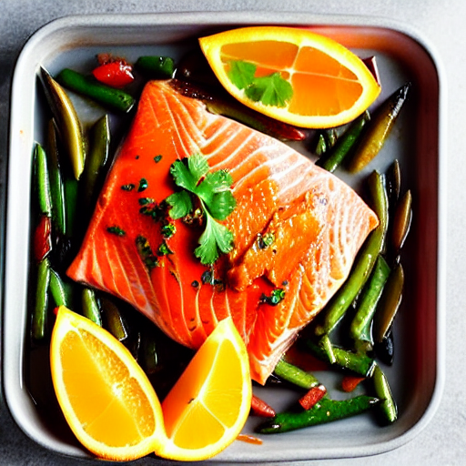 Salmón a la Naranja