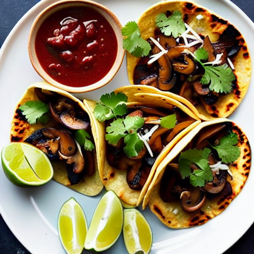 BBQ Mushroom Tacos
