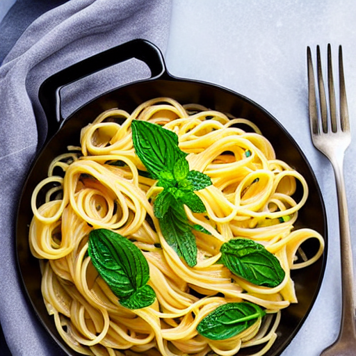 Pasta with Mint