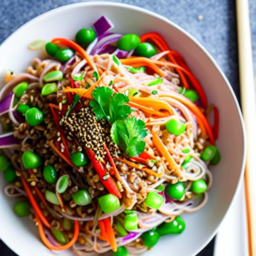 Chilled Buckwheat Noodle Salad